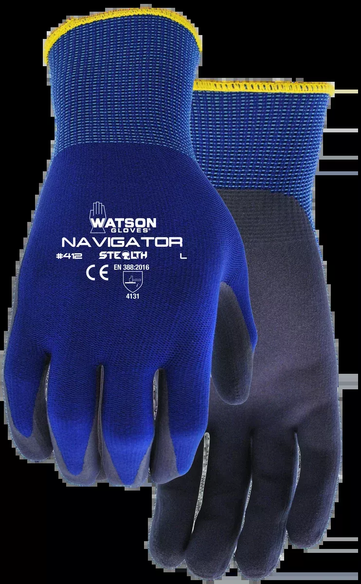 Work Gloves - Watson Gloves Stealth Navigator, 412
