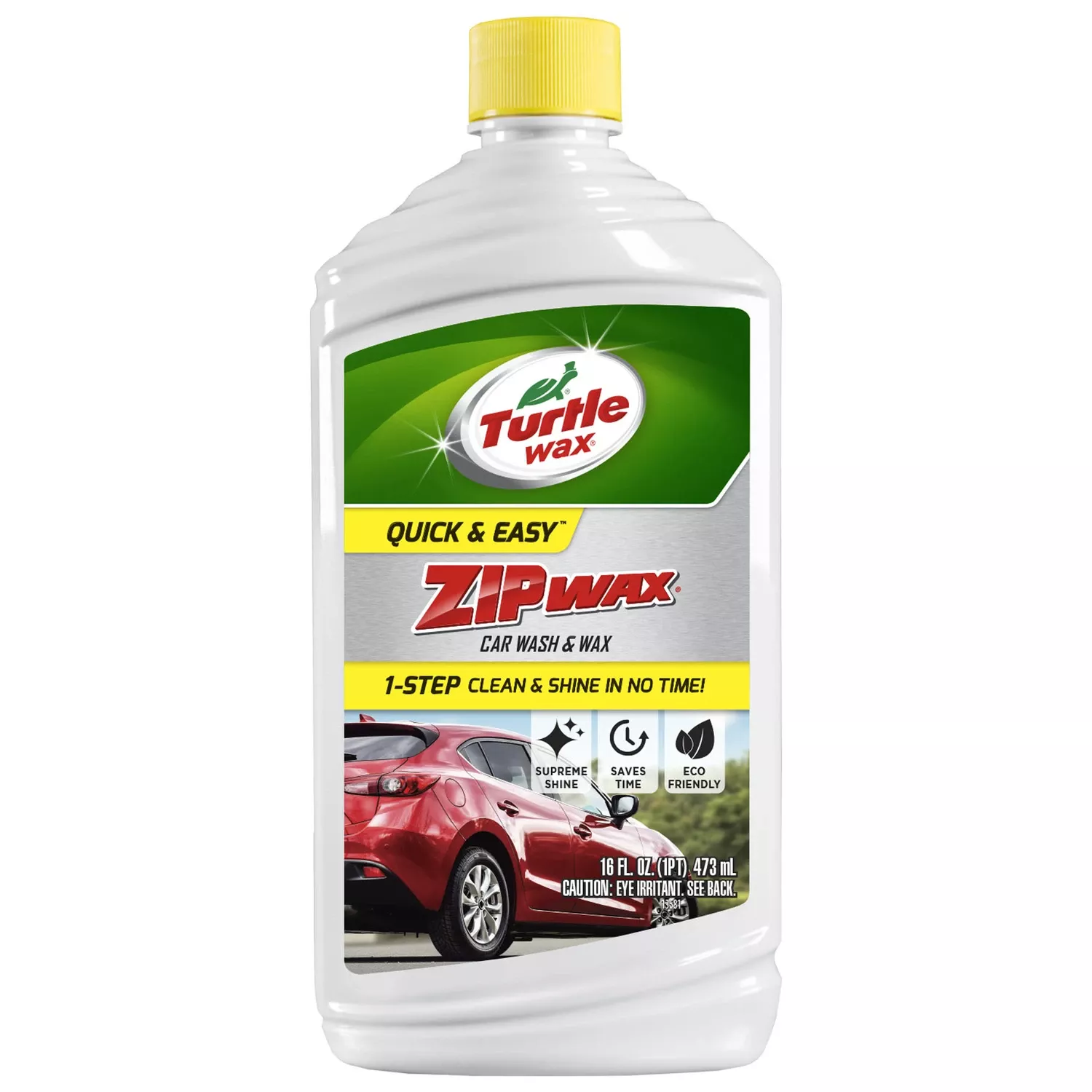Zip Wax Foaming Car Wash, 16 oz.